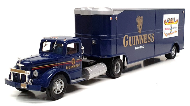 Corgi 1/50 Scale 50703 - Mack LJ Truck With Fruehaus Trailer (Guinness) Blue