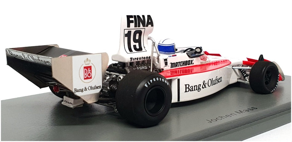 Spark 1/43 Scale S9656 - F1 Surtees TS16 German GP 1974 - #19 Mass