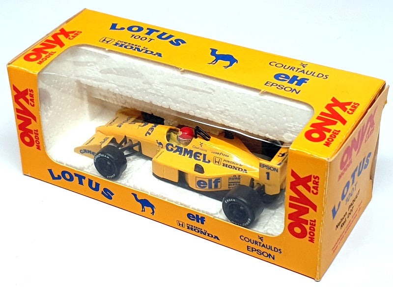 Onyx 1/43 Scale 007 - F1 Lotus 100T (Camel) Nelson Piquet - Yellow