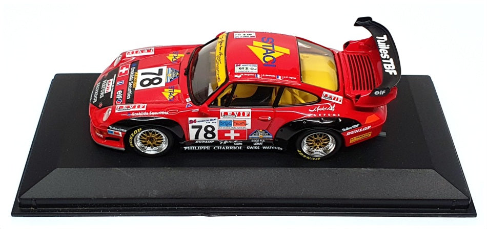 Minichamps 1/43 Scale 430 976778 - Porsche 911 GT2 #78 1st Le Mans 1997