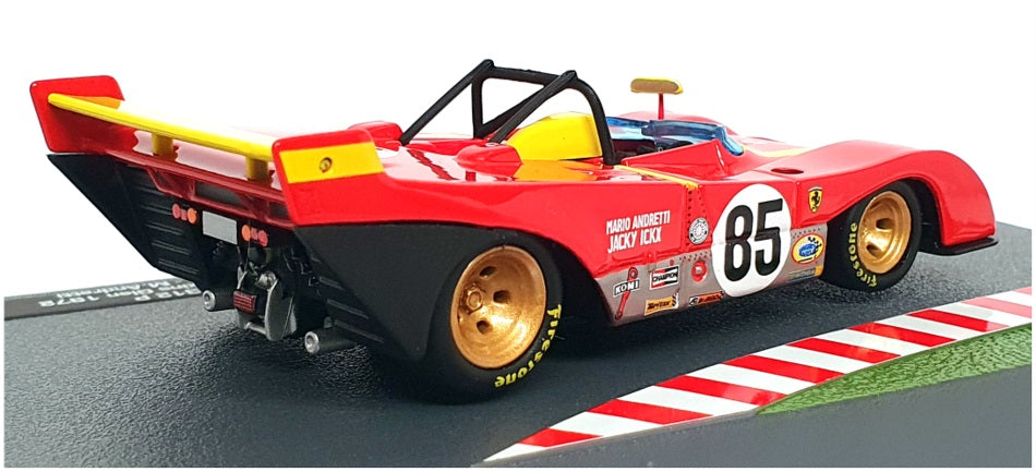 Altaya 1/43 Scale 141023B - Ferrari 312 P #85 6h Watkins Glen 1972 - Red