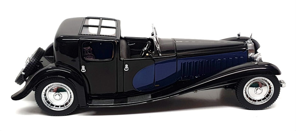 Franklin 1/24 Scale B11RB69 - 1930 Bugatti Royale Napoleon - Black/Blue