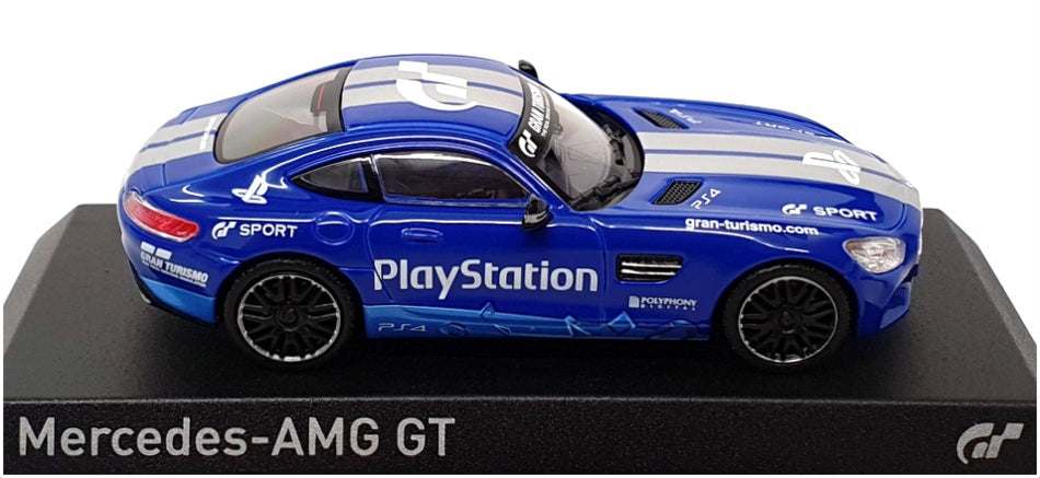 Norev 1/43 Scale 7028494 - Mercedes Benz AMG GT Playstation - Blue