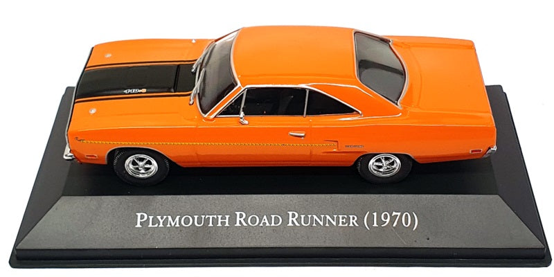 Altaya 1/43 Scale 211024J - 1970 Plymouth Road Runner - Orange/Black