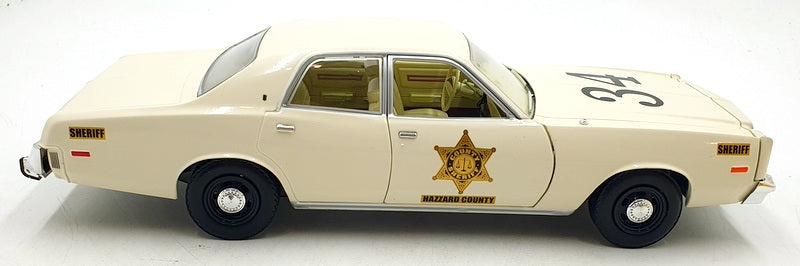 Greenlight 1/18 Scale Diecast 19112 - 1977 Plymouth Fury Hazzard County Sheriff