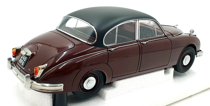 Model Icons 1/18 scale Diecast 701001 - Jaguar MK2 Inspector Morse Burgundy