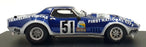 Spark 1/43 Scale S2432 - Chevrolet Corvette #51 18th Le Mans 1974