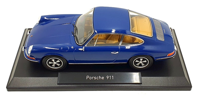 Norev 1/18 scale Diecast 187647 - 1969 Porsche 911 S - Blue