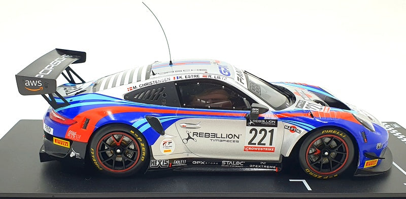 IXO 1/18 Scale Diecast LEGT18-23005 - Porsche 911 GT3 R Spa 2022 #221 Martini