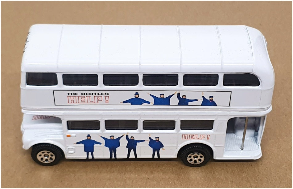 Corgi 13cm Long BT78220 - The Beatles Help London Bus In Keepsake Tin