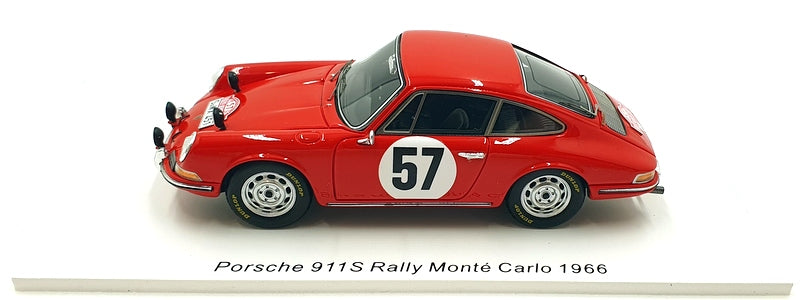 Spark 1/43 Scale S6603 - Porsche 911S #57 Monte-Carlo Rally 1966