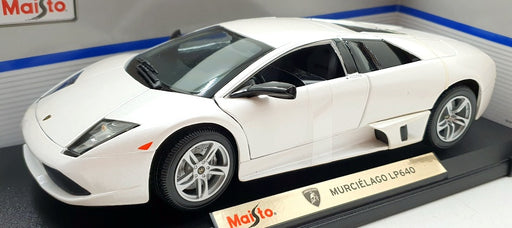 Maisto 1/18 Scale Diecast 31148 - Lamborghini Murcielago LP640 - White