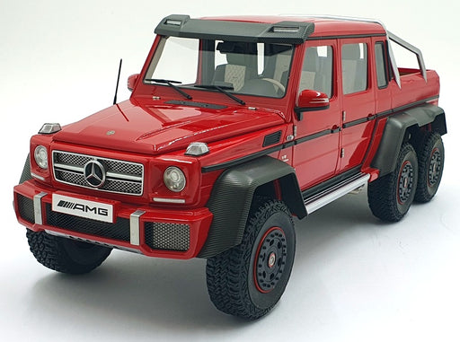 Auto Art 1/18 Scale Diecast 76304 - Mercedes-Benz G63 AMG 6x6 - Red