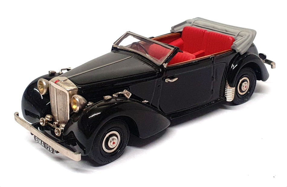 J&M Classics 1/43 Scale CBT7 - Alvis TA14 Convertible - Black