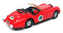 Corgi Appx 12cm Long Diecast 816 - 1950 Jaguar XK120 Race Car - Red