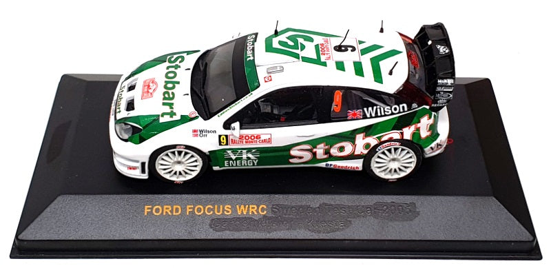 Ixo 1/43 Scale TK 1056 - Ford Focus WRC #9 Monte Carlo 2006 Wilson - REWORKED