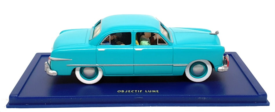 Atlas Editions 1/43 Scale 2 118 049 - Tintin 1949 Ford Custom - Turquoise