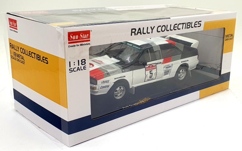 Sunstar 1/18 Scale Diecast 4256 - 1983 Audi Quattro A2 #5 Rallye Sanremo 1993