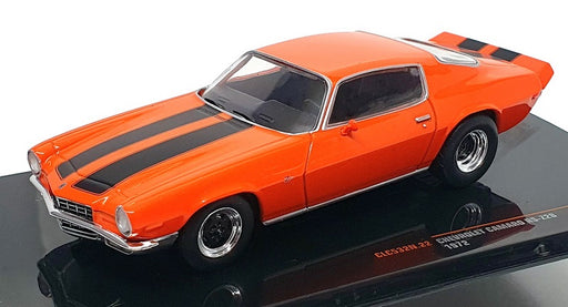 Ixo Models 1/43 Scale CLC532N.22 - 1972 Chevrolet Camaro RS-Z28 - Orange/Black