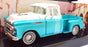 Motor Max 1/24 Scale 79032 - 1957 Chevy 3100 Stepside - Turquoise/White