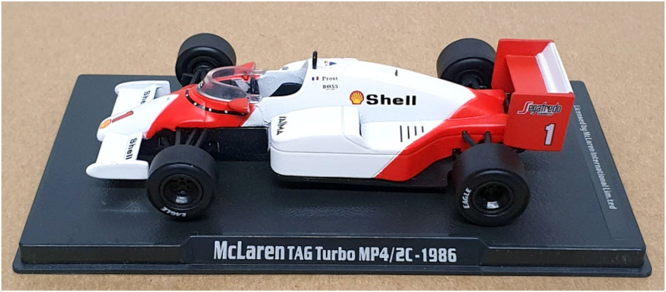 Atlas Editions 1/43 Scale 3128 017 - F1 McLaren TAG Turbo MP4/2C 1986 Prost