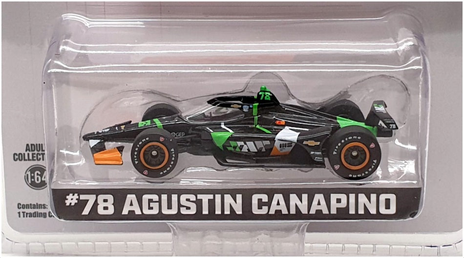 Greenlight 1/64 Scale 11599 - NTT Indycar Series #78 A. Canapino - Black/Green