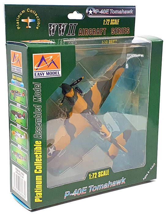 Easy Model 1/72 Scale 37273 - Curtiss P-40E Tomahawk WW2 Aircraft