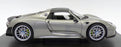 Welly 1/18 Scale Diecast 18051W - Porsche 918 Spyder Carbon Roof - Grey