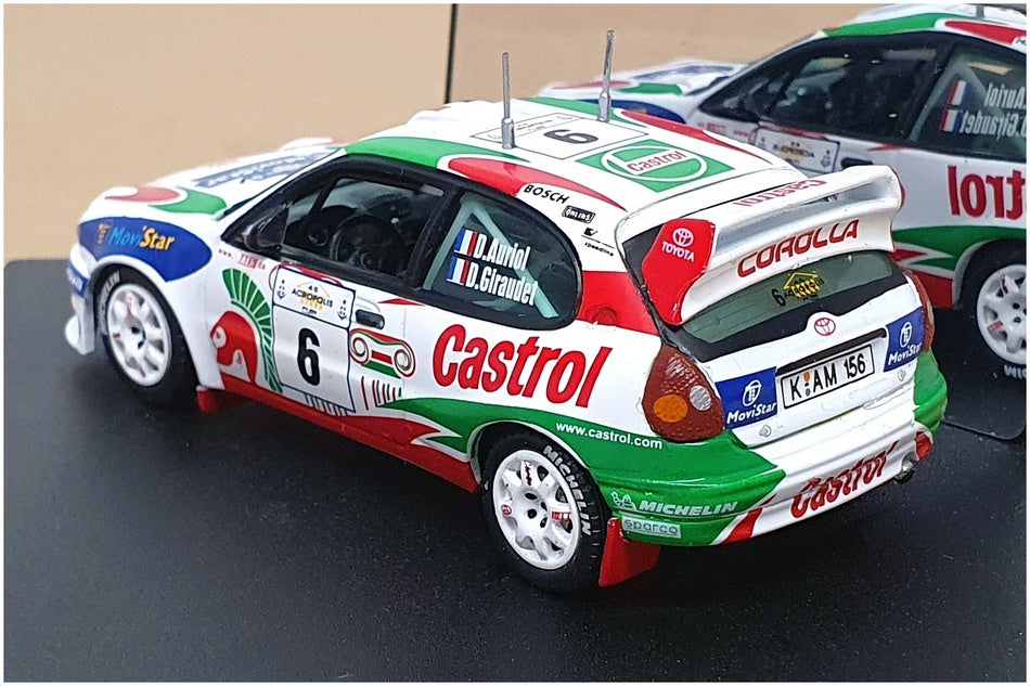 Vitesse 1/43 Scale V98202 - Toyota Corolla WRC #6 Acropolis Rally 1998