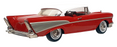 Western Models 1/43 Scale WMS44 - 1957 Chevrolet Bel Air - Red/White