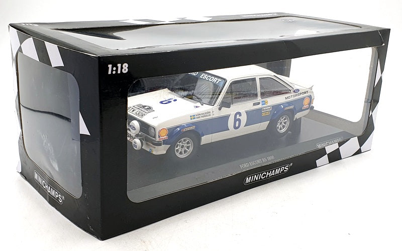 Minichamps 1/18 Scale 155 778706 - Ford Escort RS 1800 - Acropolis Rally 1977