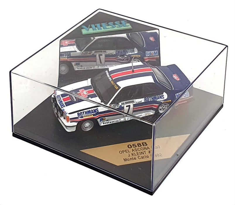 Vitesse 1/43 Scale 058B - Opel Ascona 400 Monte Carlo 1982 #7 Kleint