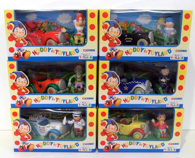 Corgi Noddy In Toyland 69001 - Set Of 6 Diecast Models