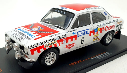 IXO Models 1/18 Scale 18RMC141LQ Ford Escort MK1 RS #6 1974 H.Mikkola