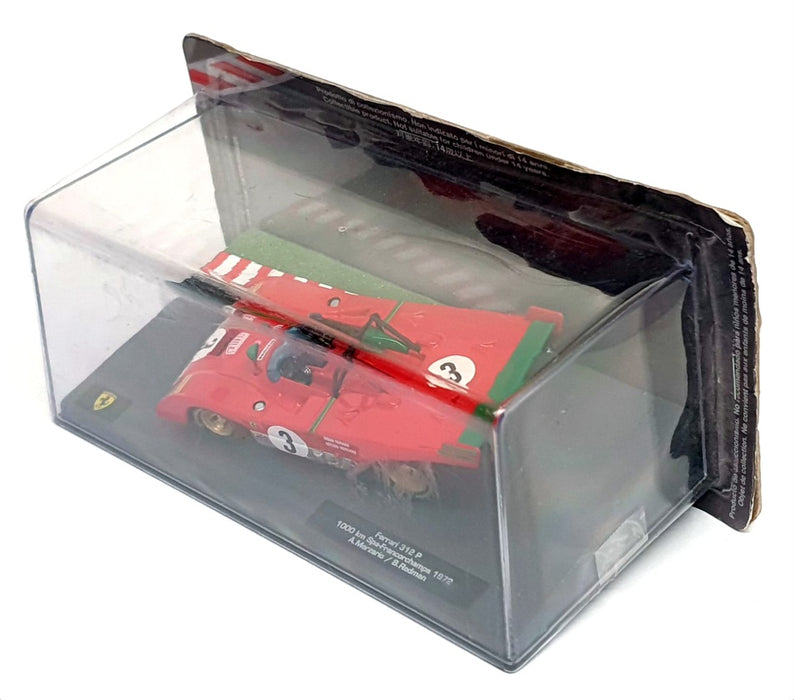 Altaya 1/43 Scale 61023G - Ferrari 312 P #3 1000km Fracorchamps 1972 - Red