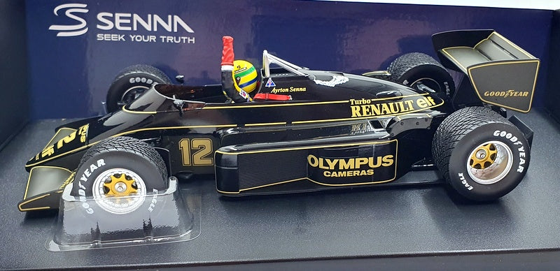 Minichamps 1/18 Scale 540 853872 Lotus Renault 97T #12 GP Portugal 1985 A. Senna