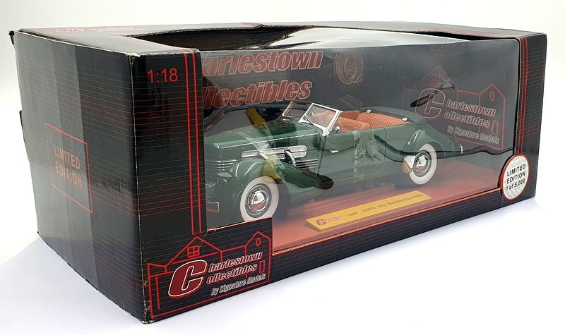 Charlestown Collectibles 1/18 Scale CT-68646 - 1937 Cord 812 Supercharged Green