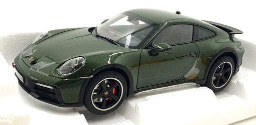 Norev 1/18 Scale Diecast 187241 - Porsche 911 2023 - Metallic Oak Green