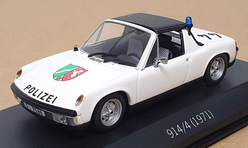 Minichamps 1/43 Scale WAP 020 SET 28 - 1971 Porsche 914/4 Polizei - White