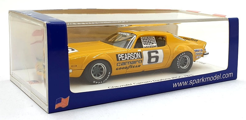 Spark 1/43 Scale US224 - Chevrolet Camaro Daytona #6 IROC 1975