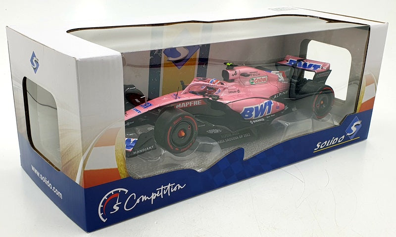 Solido 1/18 Scale Diecast S1808802 - Alpine A522 F1 Saudi Arabia 2022 E.Ocon