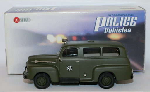 Brooklin Models 1/43 Scale IPV16 - 1952 Ford F1 Ranger - Israeli Police