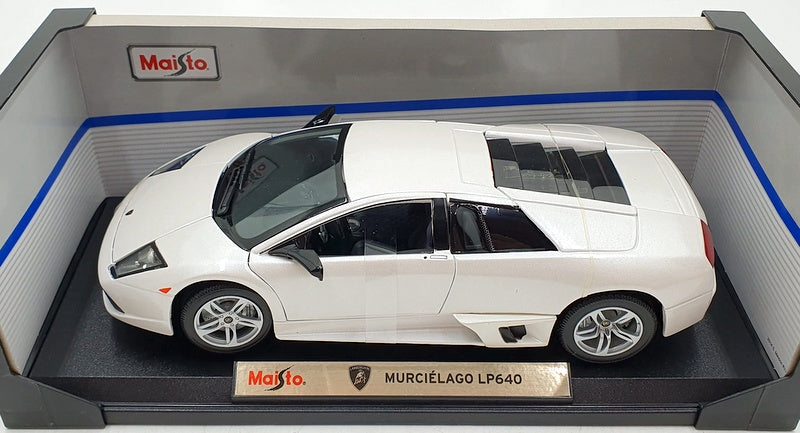 Maisto 1/18 Scale Diecast 31148 - Lamborghini Murcielago LP640 - White