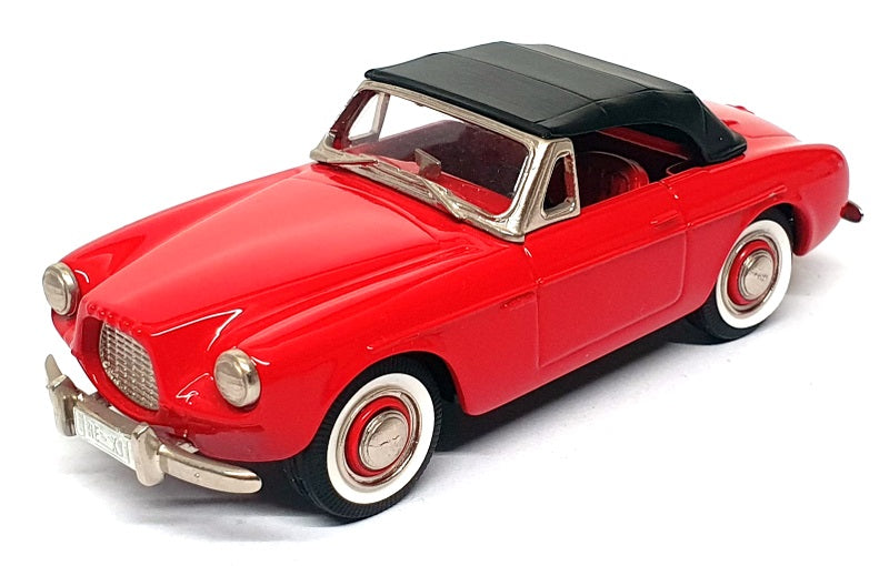 Rob Eddie Models 1/43 Scale 131124B - 1956 Volvo P1900 - Red/Black