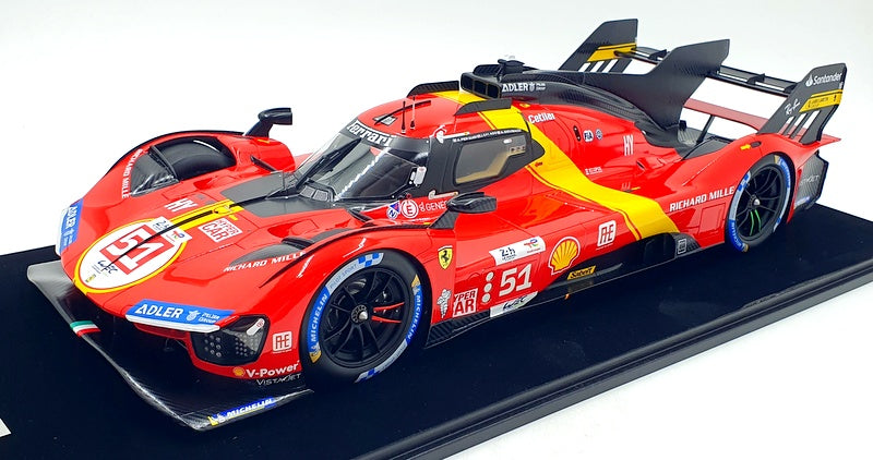 Look Smart 1/12 Scale LS1210 - Ferrari 499P #51 Le Mans AF Course Winner 2023