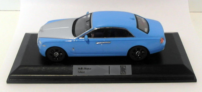 IXO Models 1/43 Scale Metal Model - MOC168P Rolls Royce Ghost - Blue/Silver