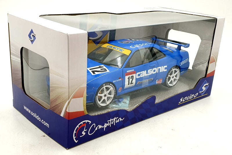 Solido 1/18 Scale Diecast S1804307 - Nissan Skyline GT-R34 Calsonic 2000 Tribute