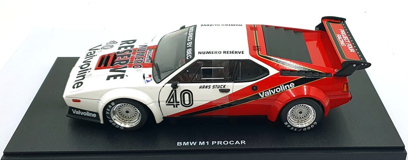 Werk83 1/18 Scale Diecast W1803012 BMW M1 ProCar #40 1st Monaco Stuck