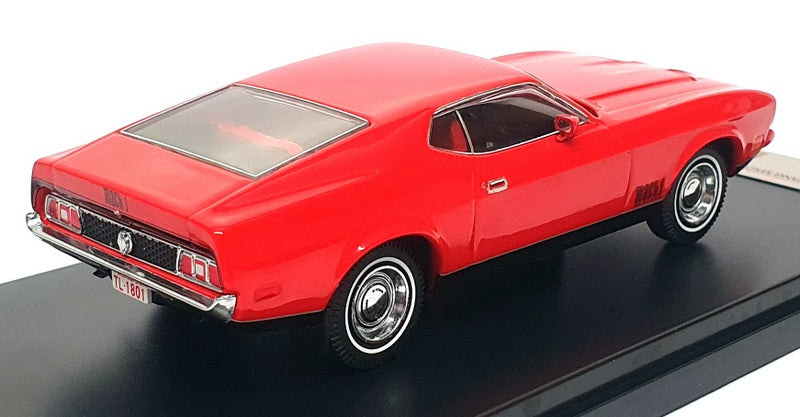 PremiumX 1/43 Scale Diecast PRD396 - 1971 Ford Mustang Mach 1 - Red