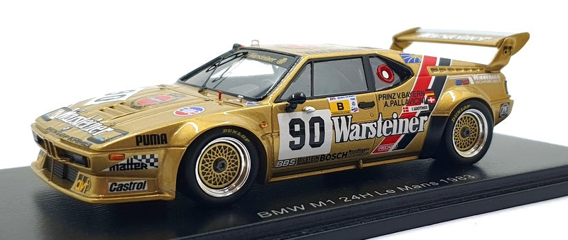 Spark 1/43 Scale S6407 - BMW M1 #90 Le Mans 1983